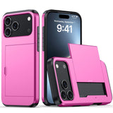 Protective Phone Case With Sliding Cover For Cards