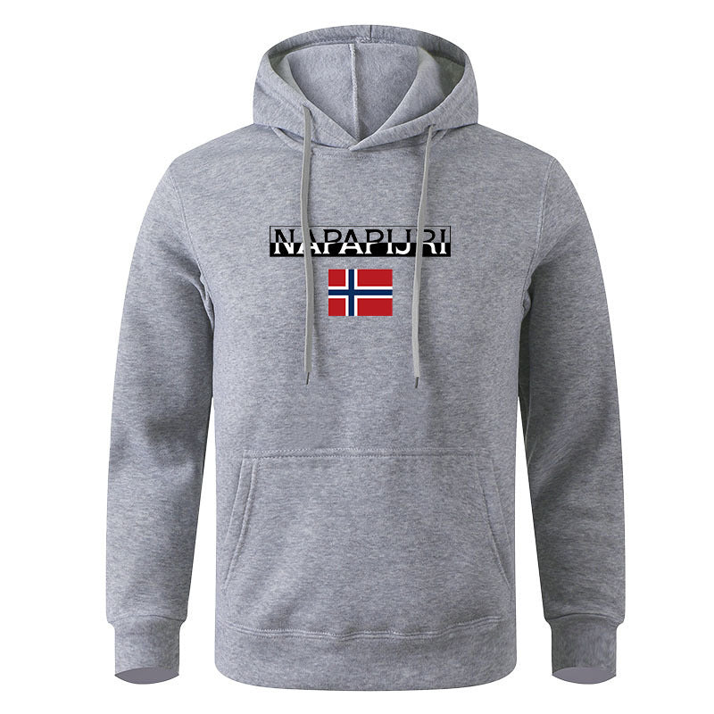 Men's Pullover Printed Sweater Casual Hoodie