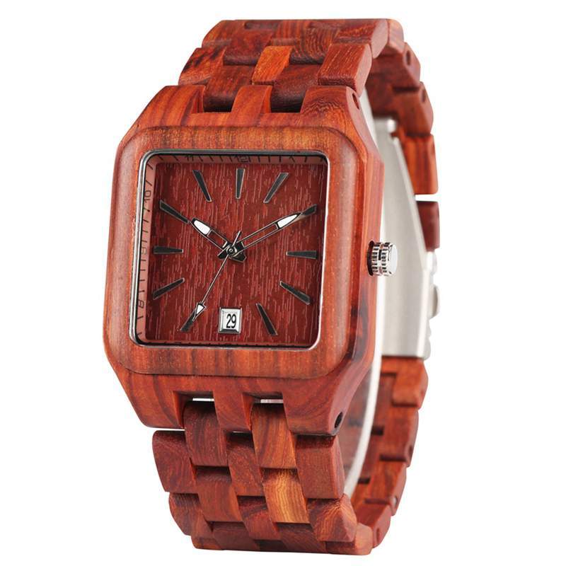 Ebony Wood Unisex Quartz Watch - Weriion