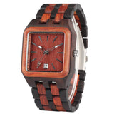 Ebony Wood Unisex Quartz Watch - Weriion