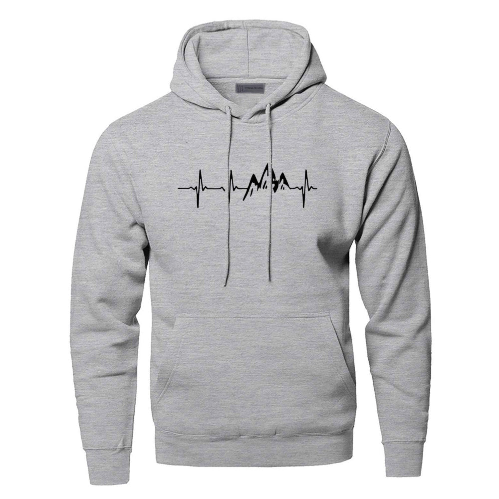 Men's Warm Comfortable Polyester Hoodie