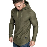 Men's Hoodie Sweatshirt Casual Long Sleeve Slim Top