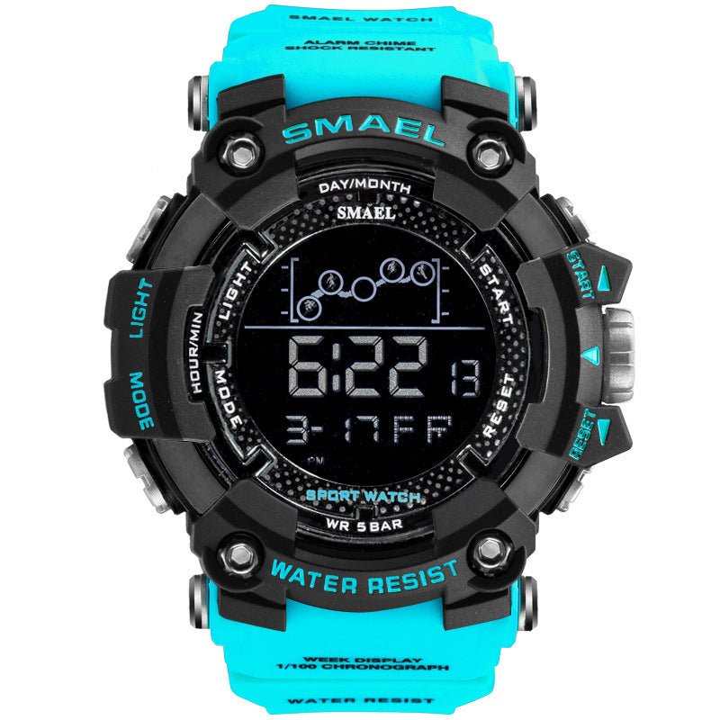 Electronic Digital Waterproof Sports Watch - Weriion