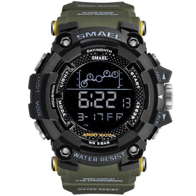 Electronic Digital Waterproof Sports Watch - Weriion