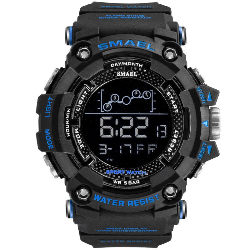 Electronic Digital Waterproof Sports Watch - Weriion