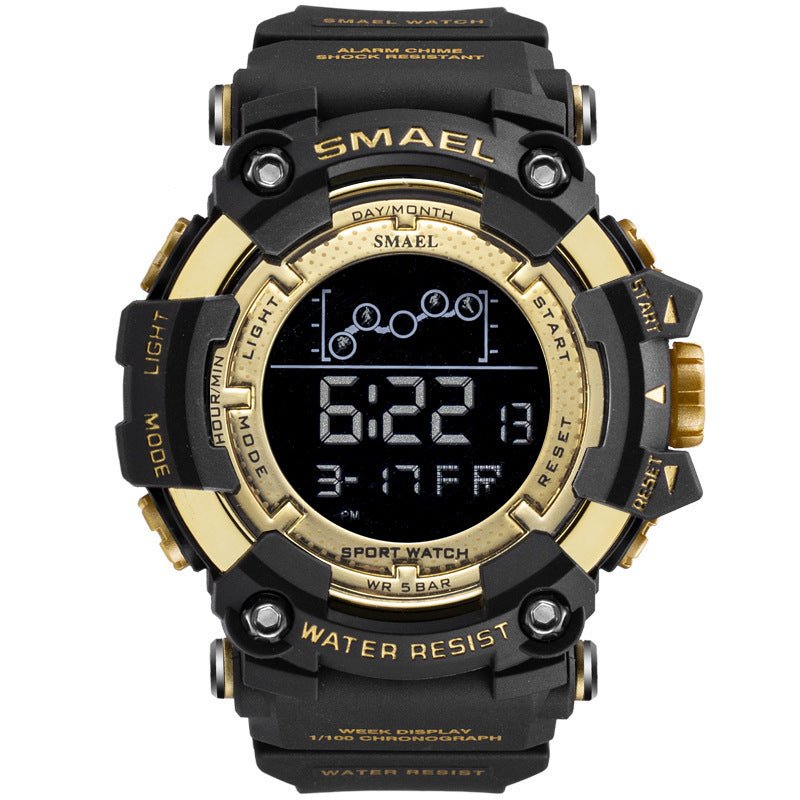 Electronic Digital Waterproof Sports Watch - Weriion