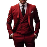 Elegant Slim Fit Three - Piece Suit - Weriion