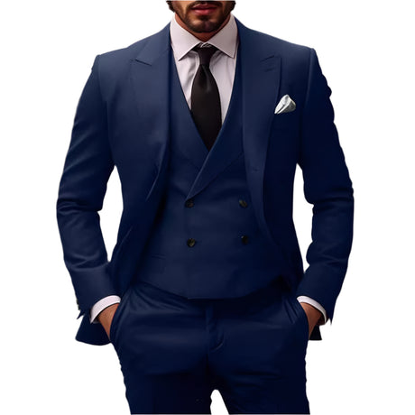 Elegant Slim Fit Three - Piece Suit - Weriion