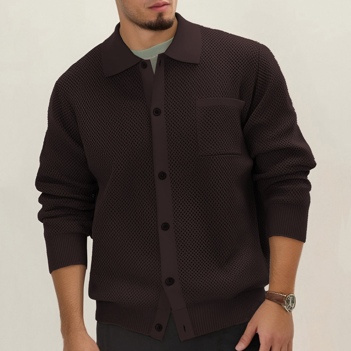 European And American Style High - Density Sweaters With Chest Pocket - Weriion