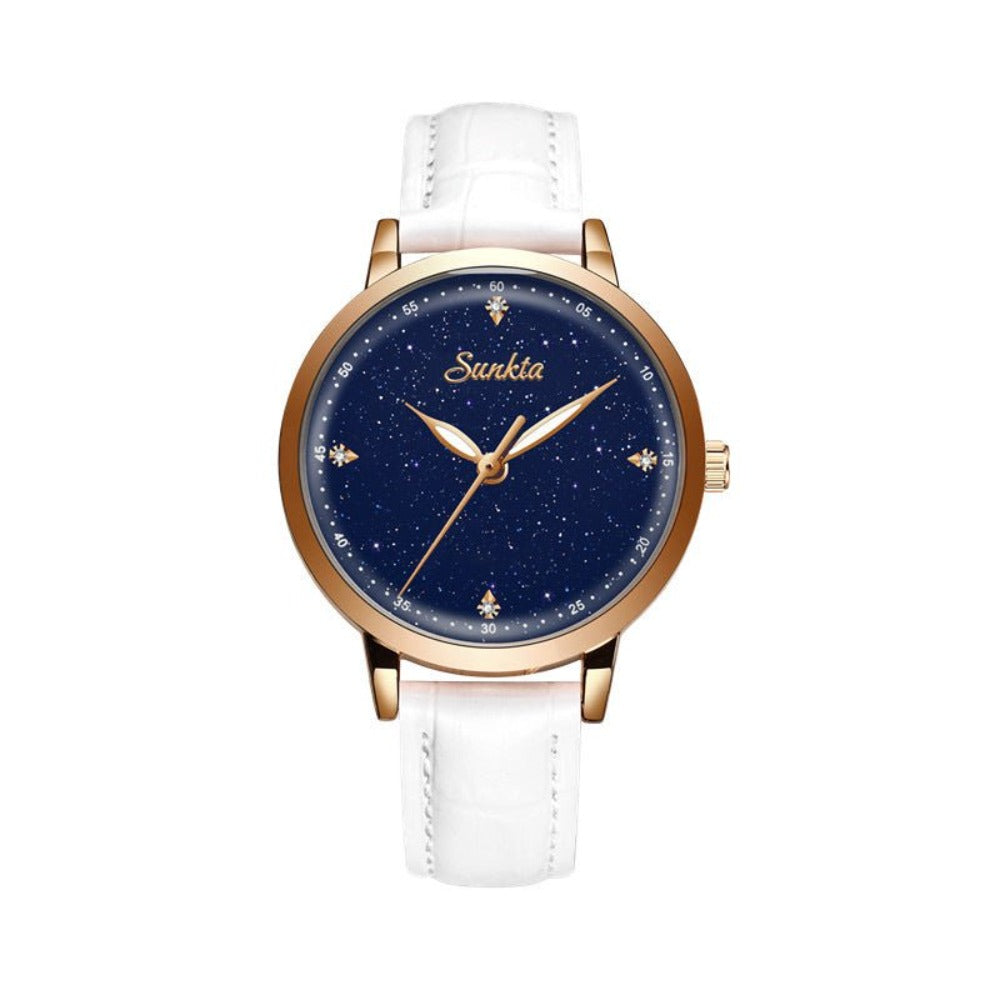 Exquisite Starry Dial Waterproof Watch For Women - Weriion