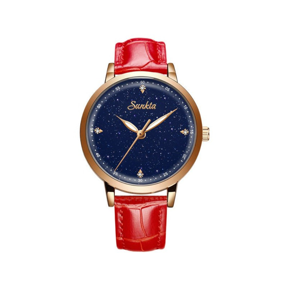 Exquisite Starry Dial Waterproof Watch For Women - Weriion