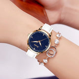 Exquisite Starry Dial Waterproof Watch For Women - Weriion