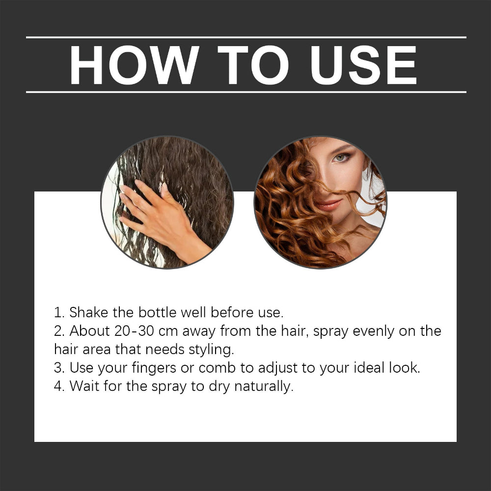 Hair Fixasture Styling Sea Salt Spray For Fluffy Shining And Healthy Hair
