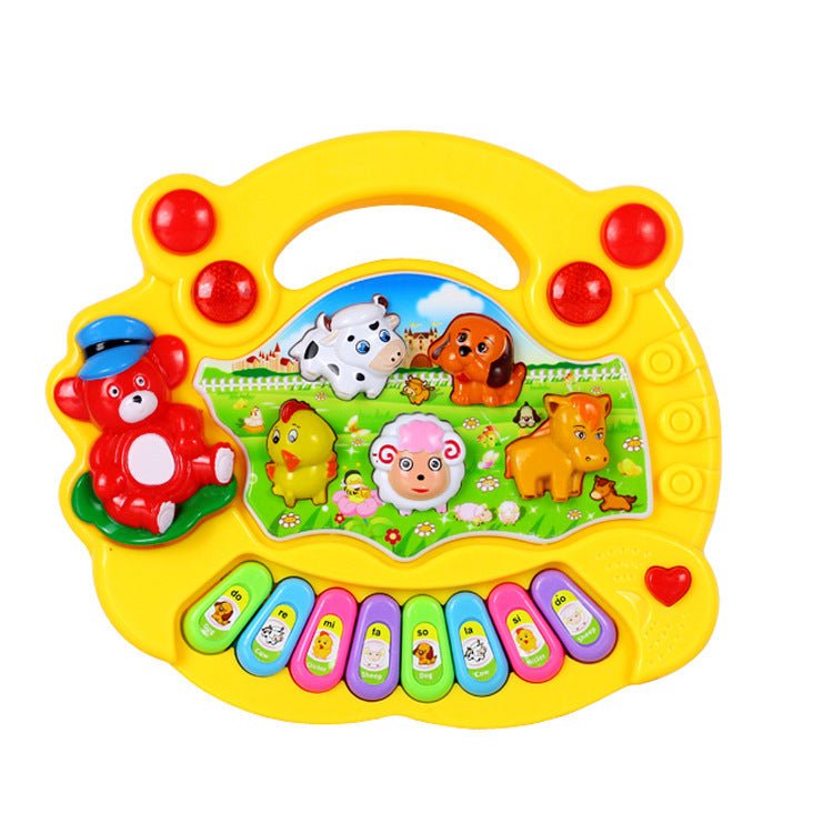 Farm Animal Keyboard Musical Instrument Child Baby Educational Toys - Weriion