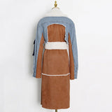 Fashion Denim Long Cotton Jacket Coat For Women - Weriion