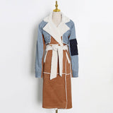 Fashion Denim Long Cotton Jacket Coat For Women - Weriion