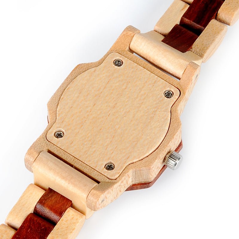 Fashion Retro Simple Ladies Women's Wooden Watch - Weriion