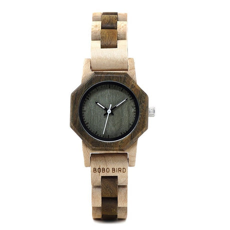 Fashion Retro Simple Ladies Women's Wooden Watch - Weriion