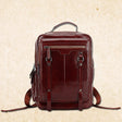 Fashionable Large - Capacity Men's Leather Backpack - Weriion