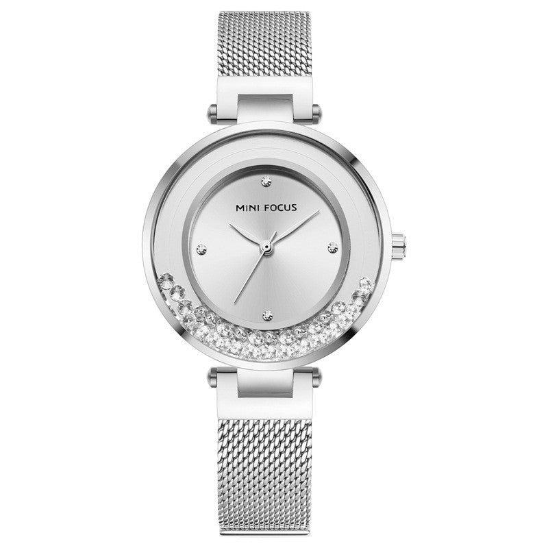 Fashionable Rhinestone Ladies Women's Watch - Weriion