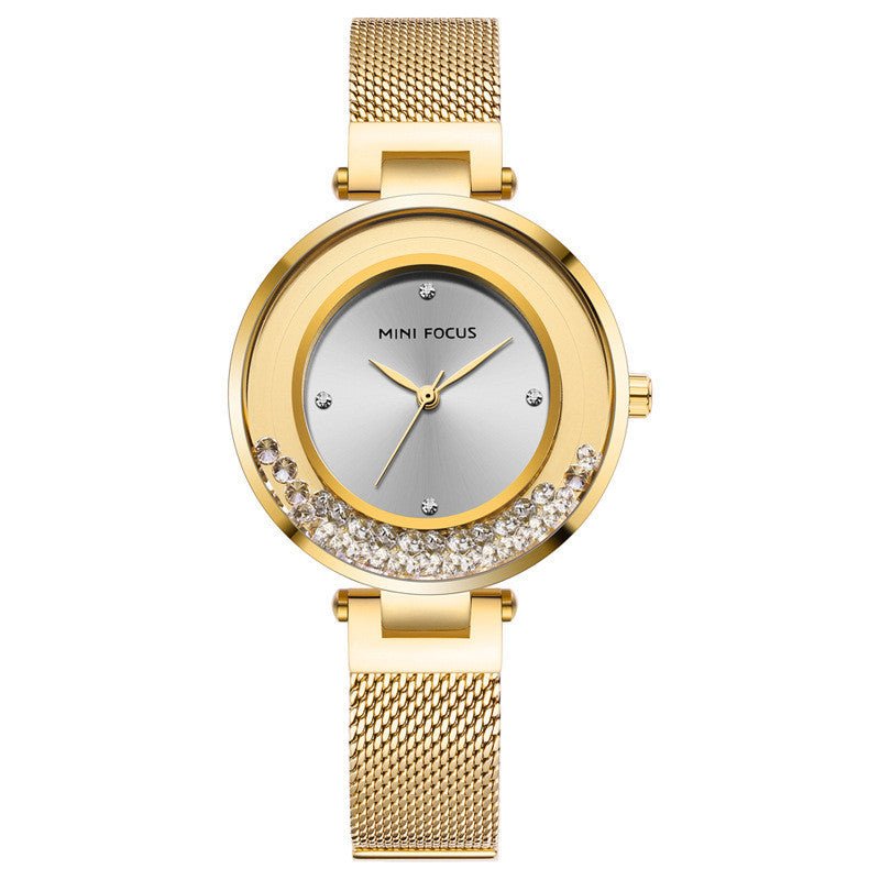 Fashionable Rhinestone Ladies Women's Watch - Weriion