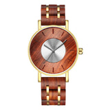 Fashionable Wooden Watch For Men With Stainless Steel Clasp - Weriion