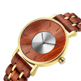 Fashionable Wooden Watch For Men With Stainless Steel Clasp - Weriion