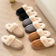 Faux Suede Warm Home Slippers For Women - Weriion