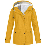 Fleece Jacket Outdoor Mountaineering Hooded Coat Winter Outwear - Weriion