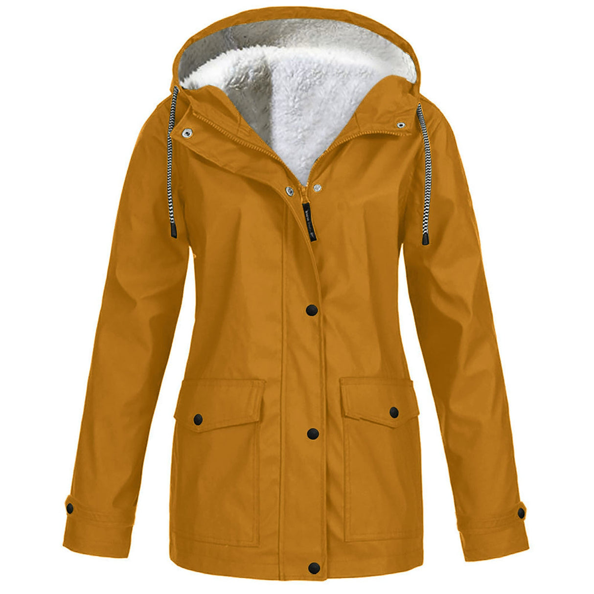 Fleece Jacket Outdoor Mountaineering Hooded Coat Winter Outwear - Weriion