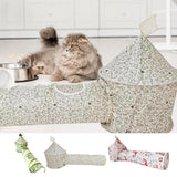 Foldable Playful Interactive Cat Tunnel Toys With Tent - Weriion