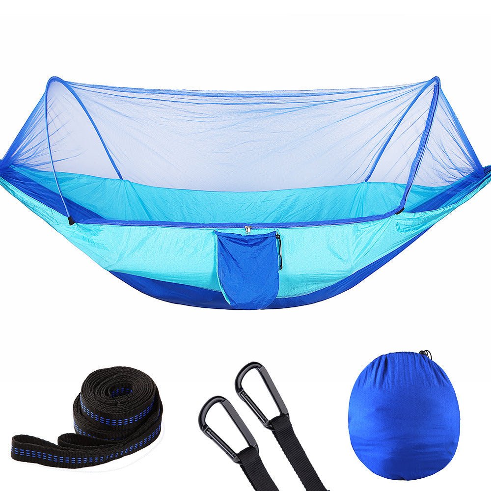 Fully Automatic Quick Opening Hammock With Mosquito Net - Weriion