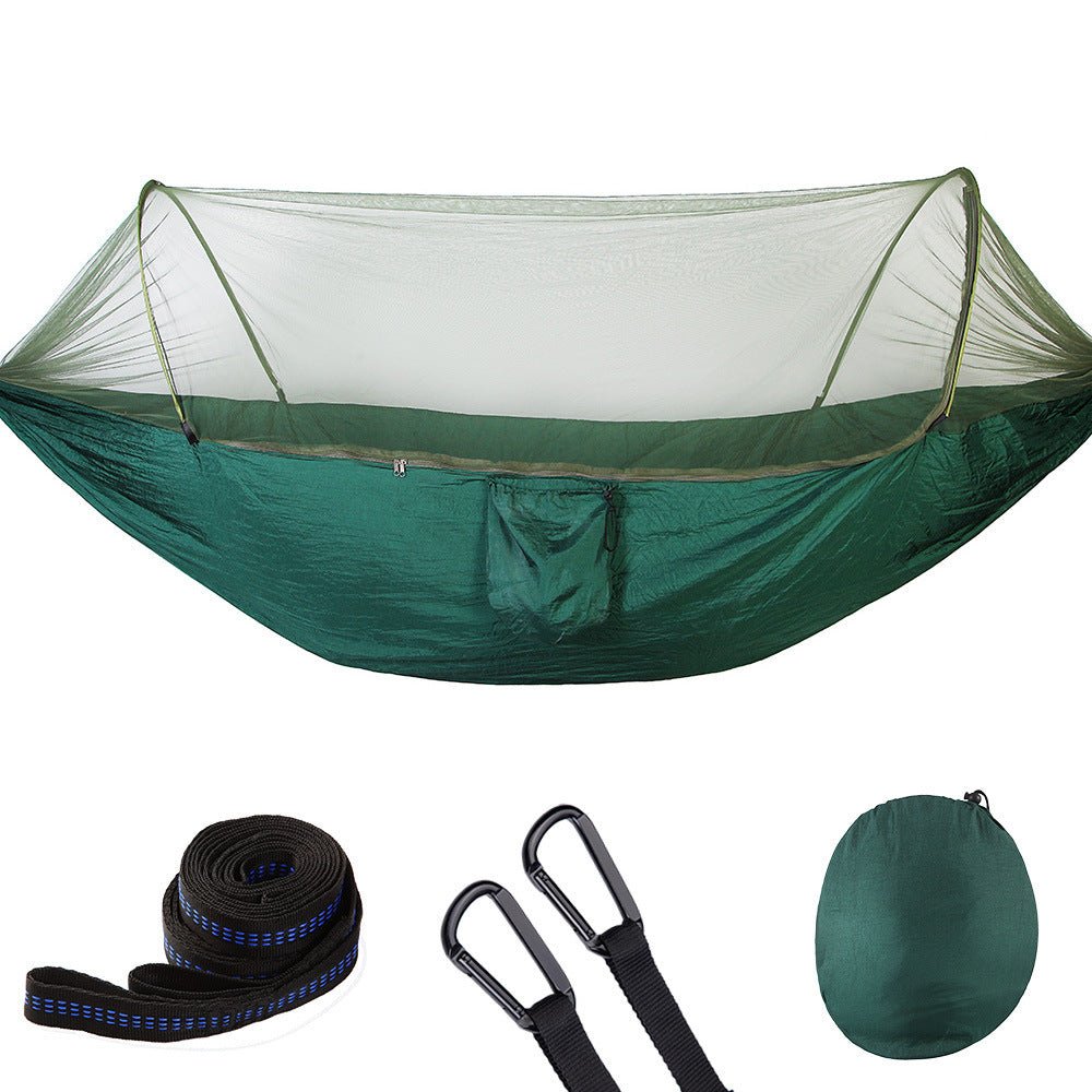 Fully Automatic Quick Opening Hammock With Mosquito Net - Weriion