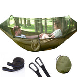 Fully Automatic Quick Opening Hammock With Mosquito Net - Weriion