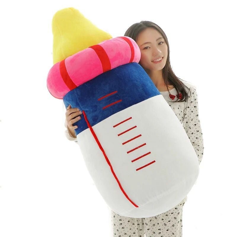 Giant Baby Milk Feeding Bottle Soft Stuffed Plush Toy - Weriion