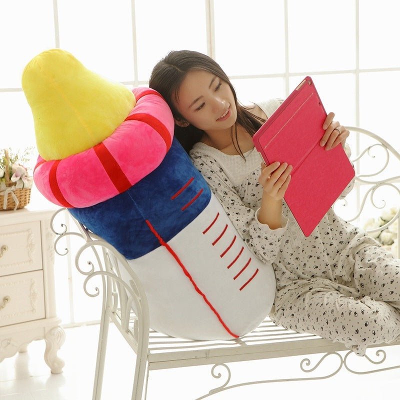 Giant Baby Milk Feeding Bottle Soft Stuffed Plush Toy - Weriion