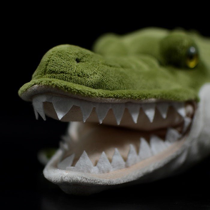 Green Stuffed Crocodile Animal Plush Toy - Weriion