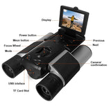 HD Video Night Vision Outdoor Binoculars With Screen - Weriion