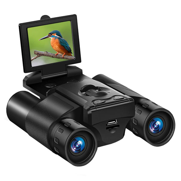 HD Video Night Vision Outdoor Binoculars With Screen - Weriion