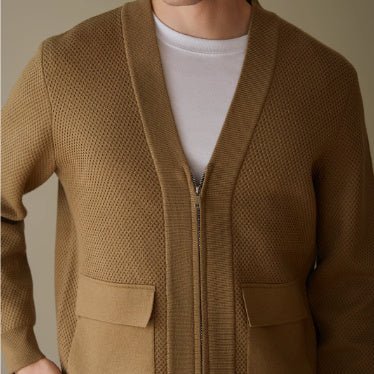 High - Grade V - Neck Knitted Sweater Cardigan Coat For Men - Weriion