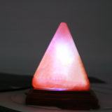 Himalayan Crystal USB Plug Creative Pyramid Shaped Salt Lamp - Weriion