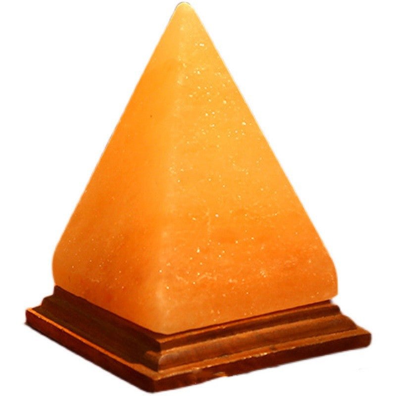 Himalayan Crystal USB Plug Creative Pyramid Shaped Salt Lamp - Weriion