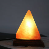 Himalayan Crystal USB Plug Creative Pyramid Shaped Salt Lamp - Weriion