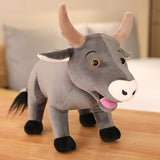 Horned Stuffed Animals Cow Plush Toys - Weriion