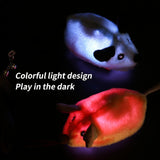 Interactive Electric Rechargeable LED Automatically Moving Lifelike Rat Mouse Cat Toys With Feather & Tail For Indoor Boredom Relief - Weriion