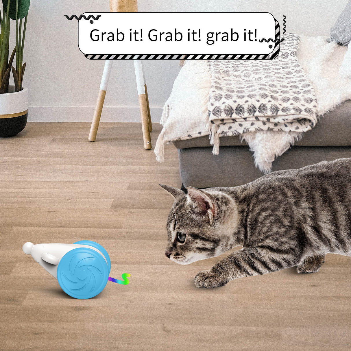 Interactive Luminous Mouse Toy For Cats To Chase Pet Supplies - Weriion