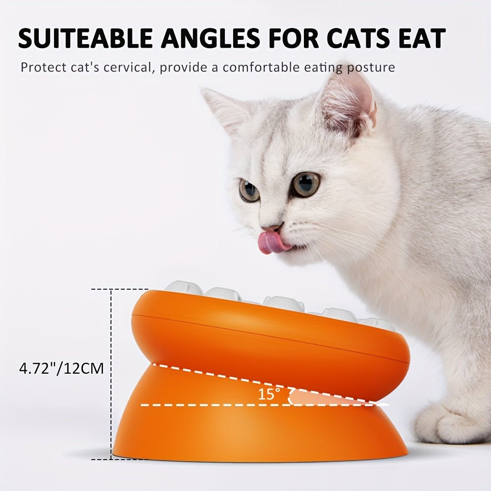 Interactive Puzzle For Cats Slow Food Dispensing Toy For Pets - Weriion