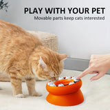 Interactive Puzzle For Cats Slow Food Dispensing Toy For Pets - Weriion