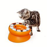 Interactive Puzzle For Cats Slow Food Dispensing Toy For Pets - Weriion