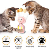 Interactive Rolling Feather Ball Cat Toys - Weriion